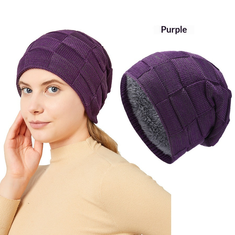 Hommes Chapeau tricoté d'hiver Couples Style chaud Flèche-lin d'oreille protection de laine
