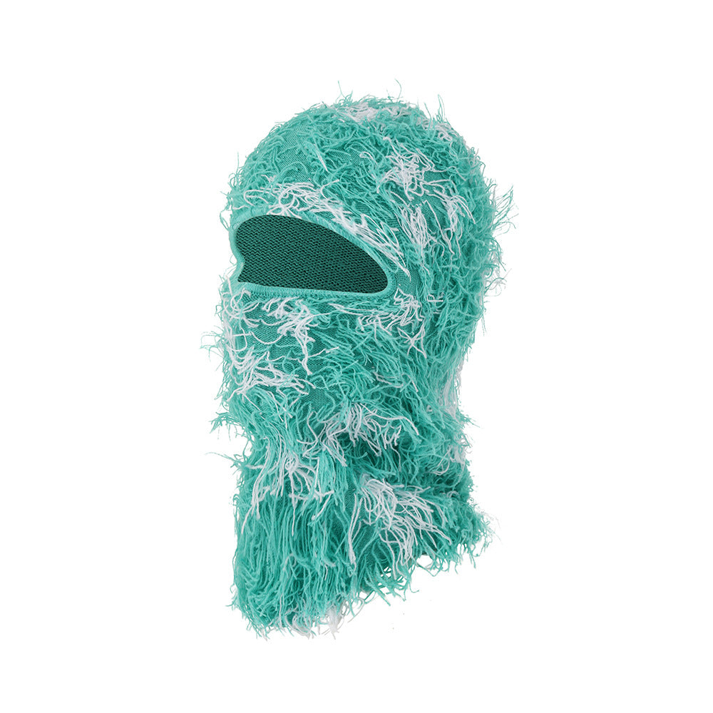Masque de visage chaud tricoté européen et américain