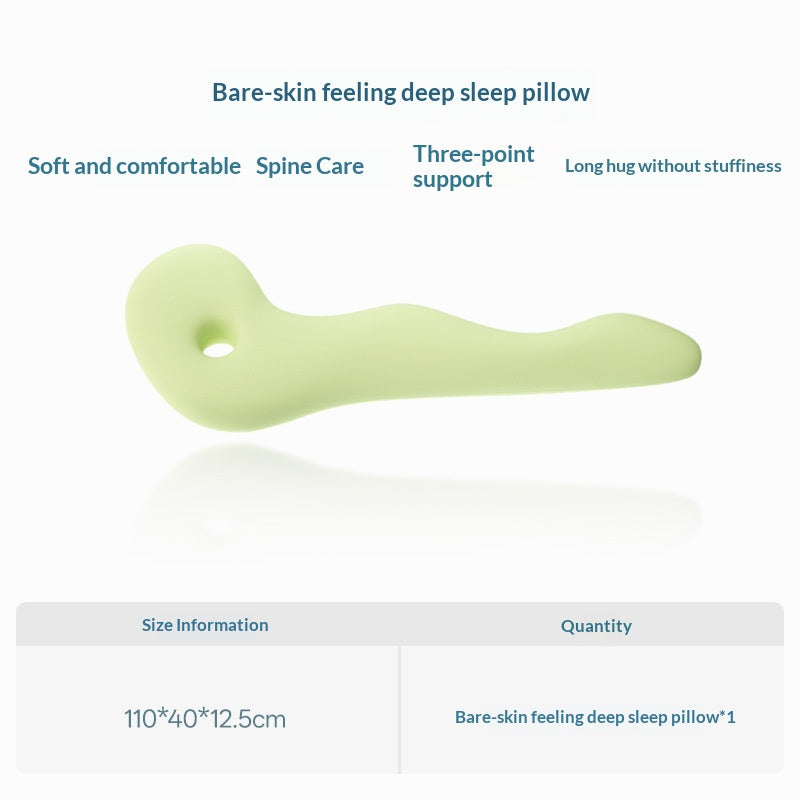 Oreiller du corps amovible et lavable pour adultes