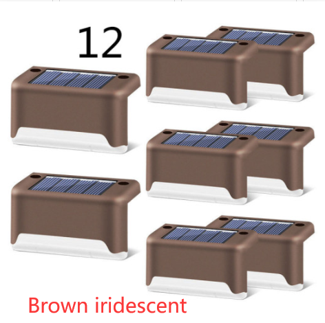 Mise à niveau de lampe solaire LED étanche lumières de pont solaire Solar Step lumière extérieure pour Pat