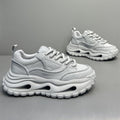 Men's Hollow Out Platform Height Increasing Sneakers
