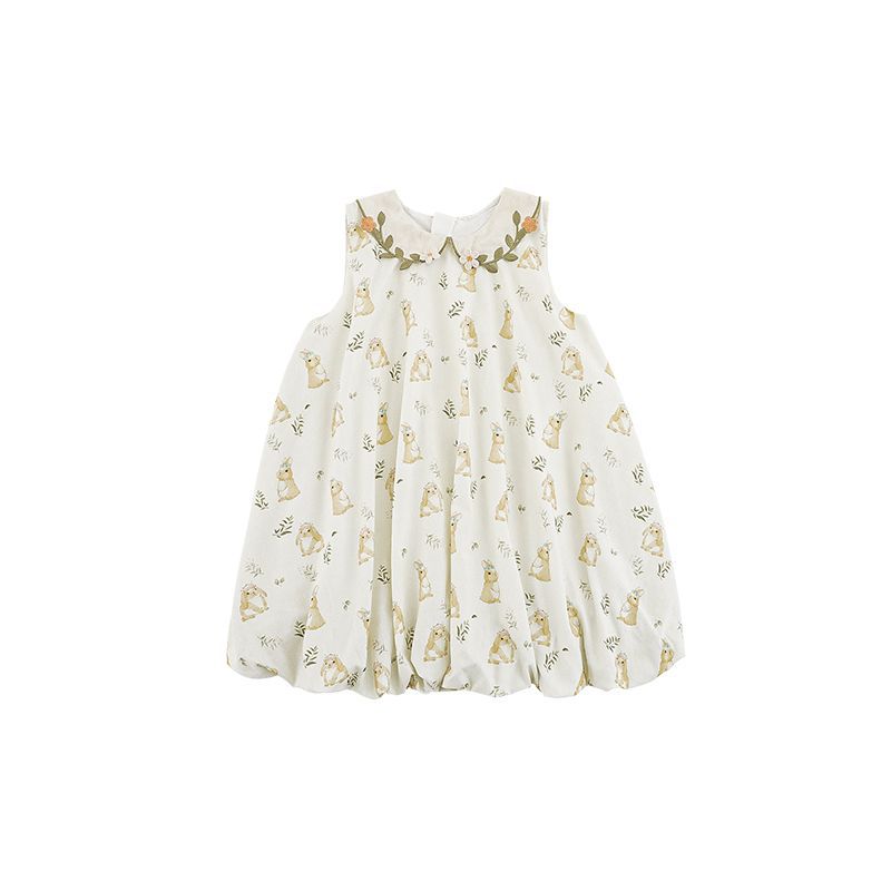 Filles Brodé Lapel Bud Jupe