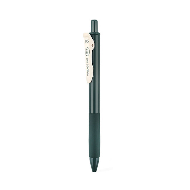 Rétro couleur Gel stylo ensemble de papeterie étudiante