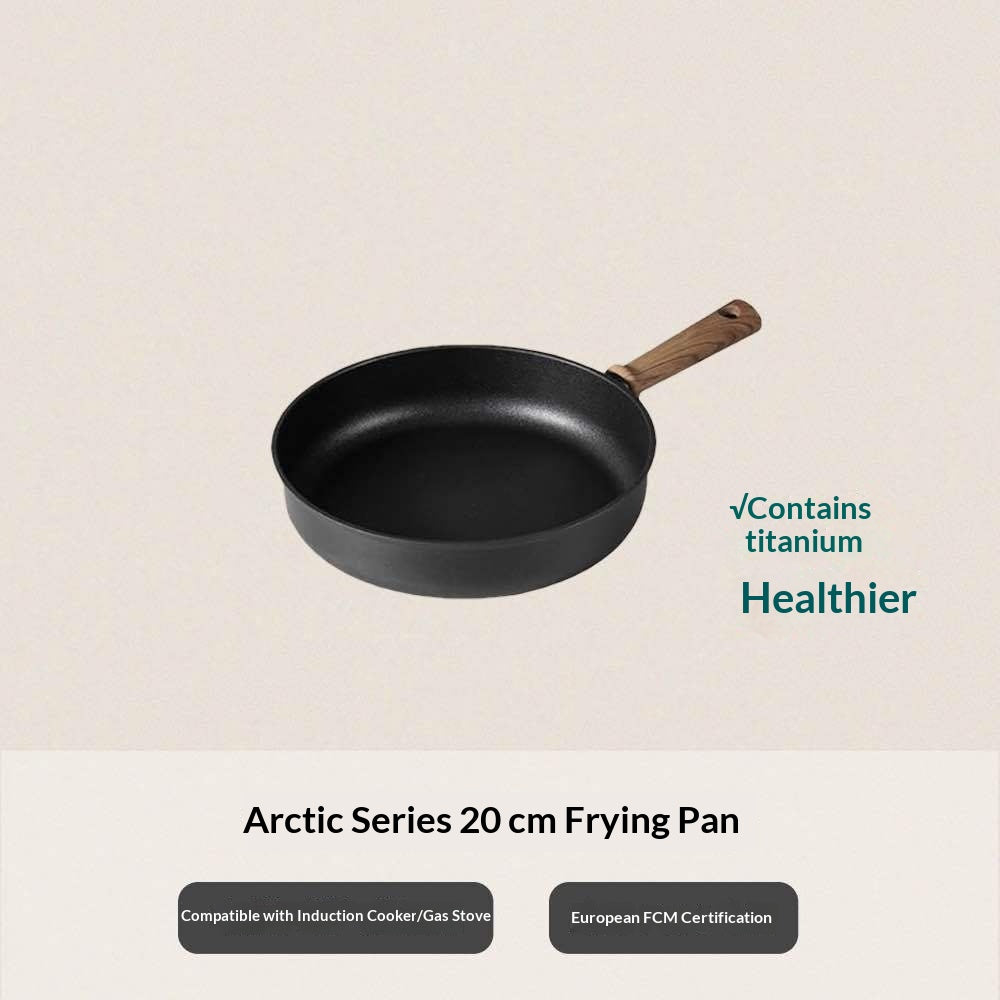 Pane antiadhésive Titanium Wok pour usage domestique