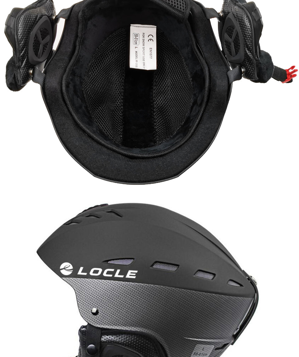 Casques de neige chauds et anticollision pour hommes et femmes