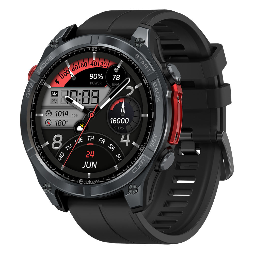 Mouvement de montre intelligente Suivre Nightscape Lighting Flashlight Surveillance de la santé