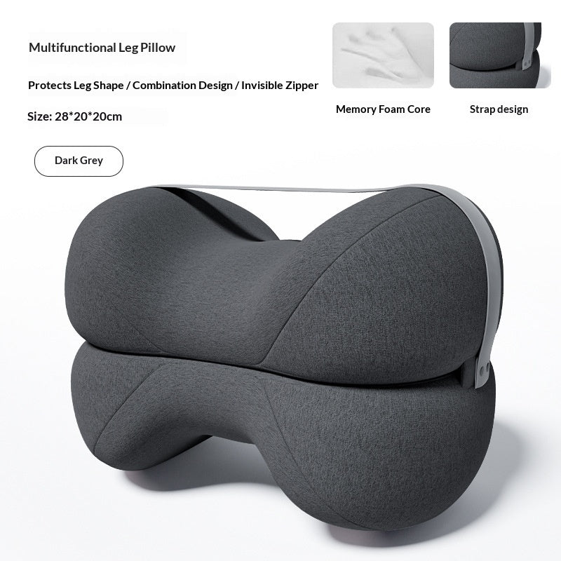 Oreiller de jambe en mousse mémoire pour dormir pour soulager l'élévation du pied
