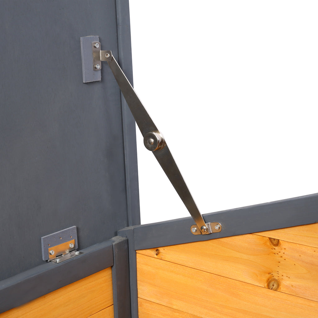 Grande maison de chien en bois extérieur Double XL Kennel de chien avec plancher élevé et porche