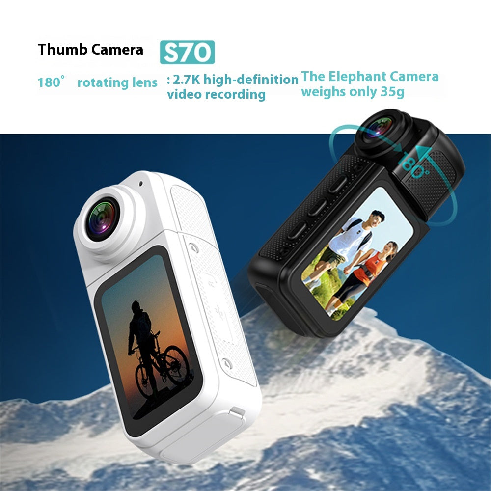 Riding S70 Jeu caméra 2K qualité d'image tournant DV