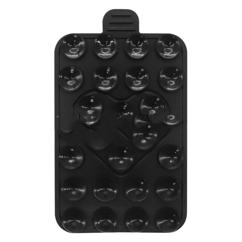 Porte-cas de téléphone à aspiration silicone double face