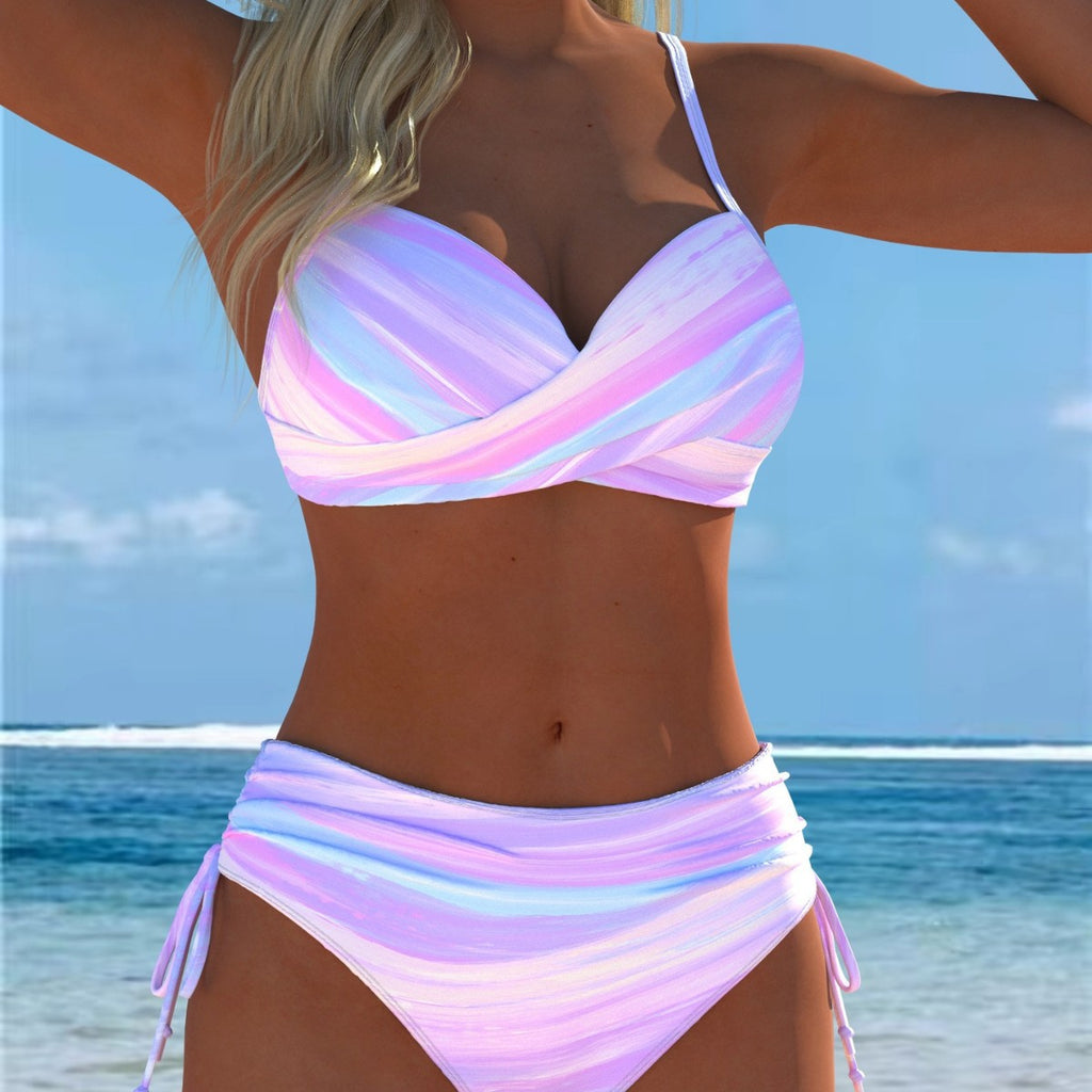 Ensemble de maillots de bain en deux parties imprimé