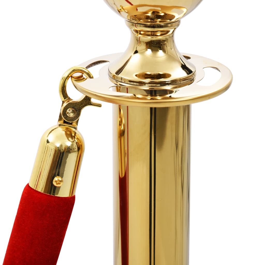 Barrière VIP 3 pièces en acier inoxydable Golden VIP