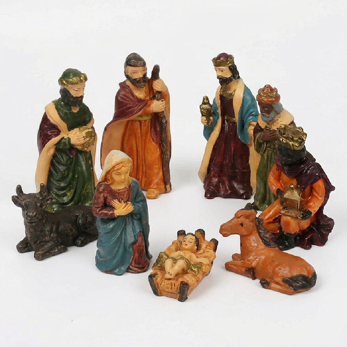 Figures de la scène de la Nativité
