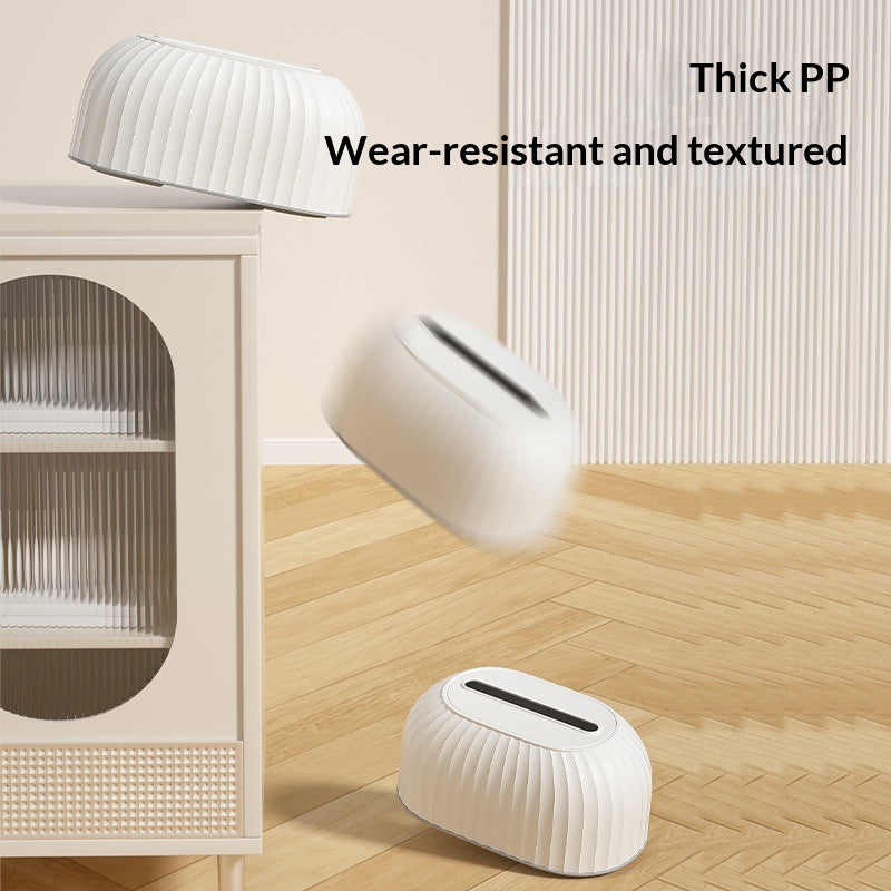Boîte à tissu murale avec mécanisme de levage automatique à ressort