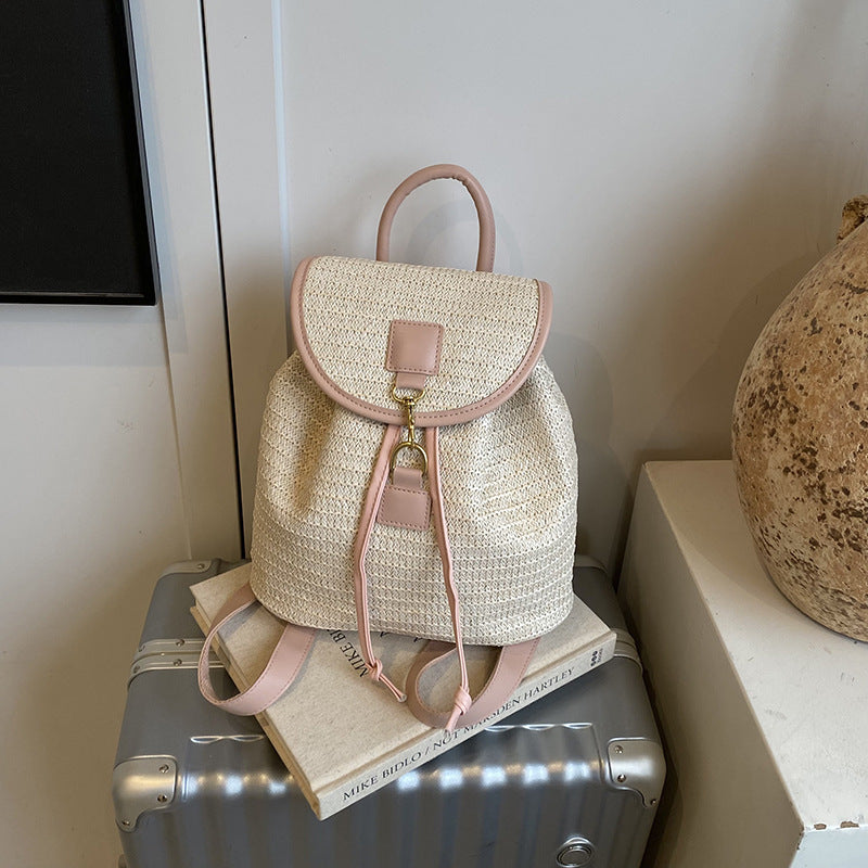 Voyages de vacances Femmes Woven sac à dos étudiant