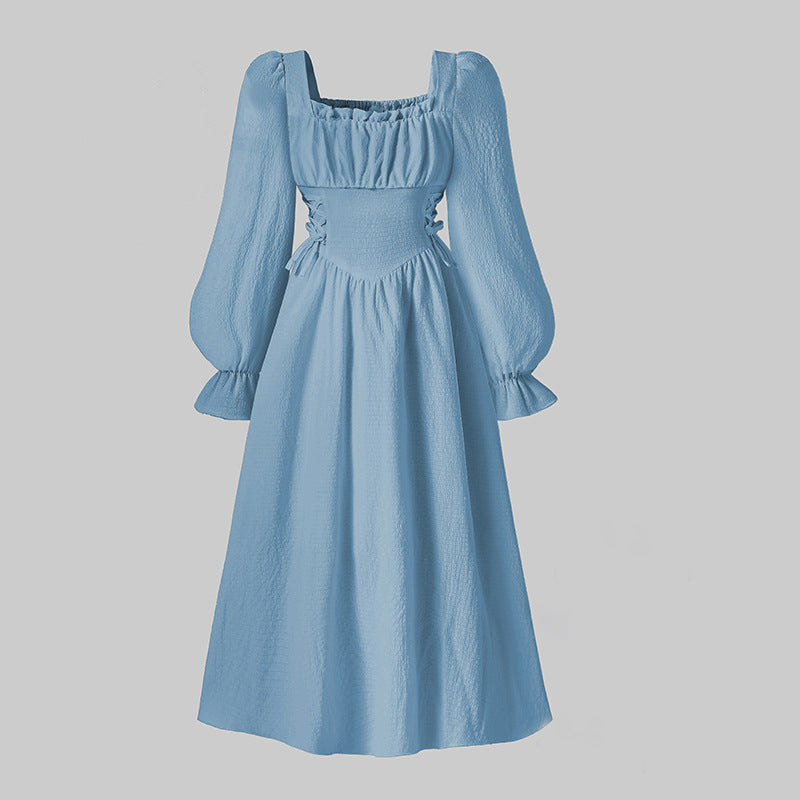 Robe de style français Elégante Vintage Femme