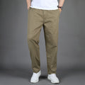 Pure Cotton Men's Casual Pantalons Printemps et Autum Men's Business Casual St