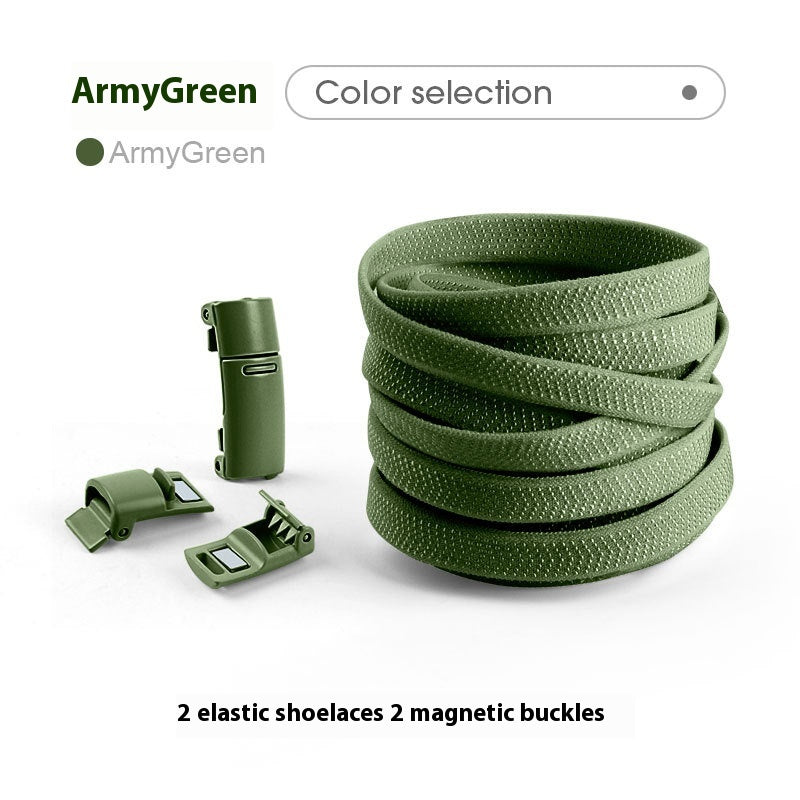 Boucle élastique de boucle de shoelace sans lazy Righten Rope sans attache magnétique