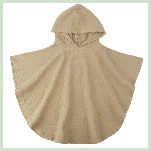 Douce coton bébé serviette à capuche Serviette de bain pour les garçons filles bain