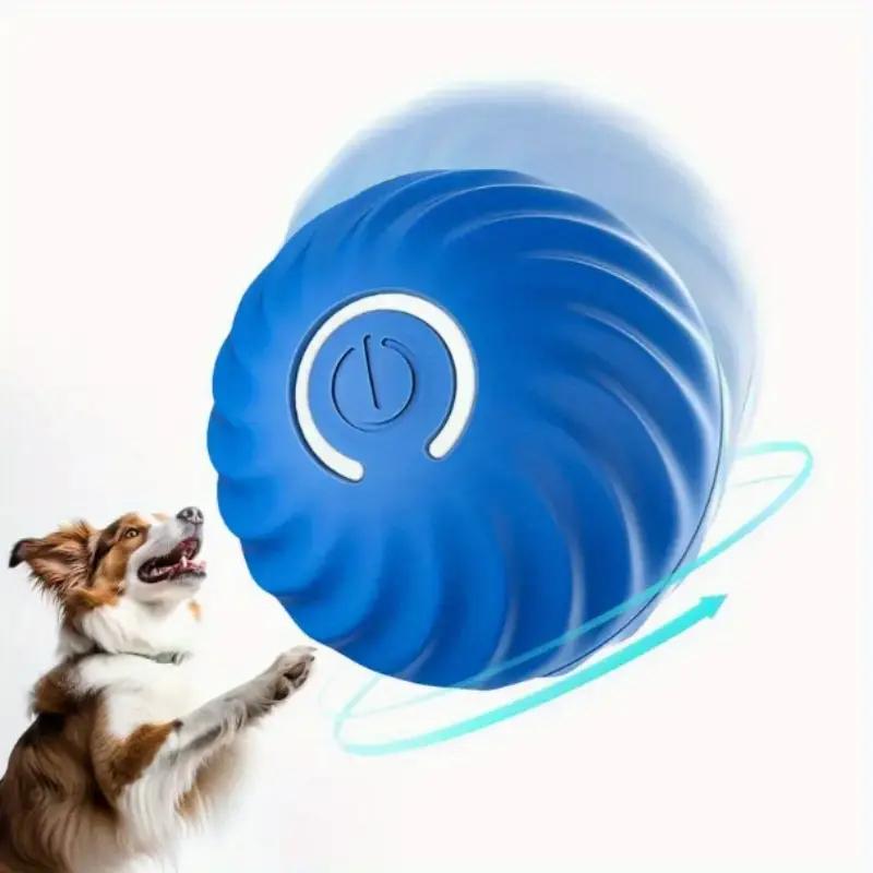 Blue and Orange Pet Buncing Ball Buncing Pet Ball pour chats et chiens