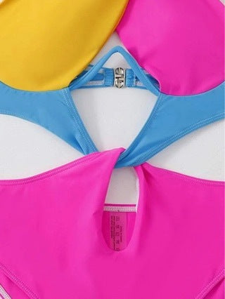 Ensemble de maillots de bain multicolores