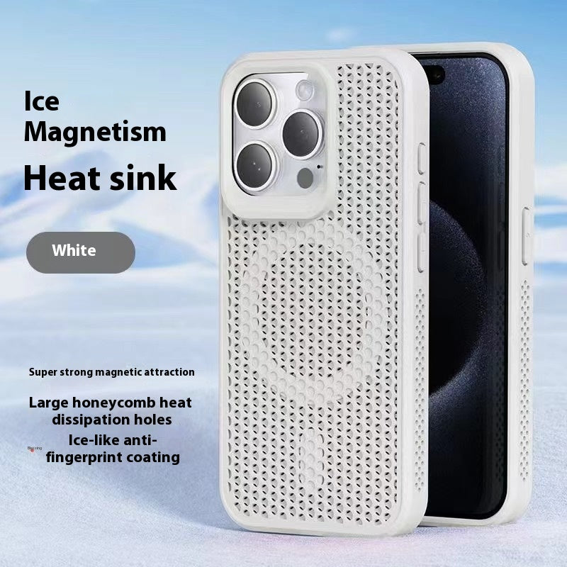 Cas simple de téléphone magnétique en nid d'abeille