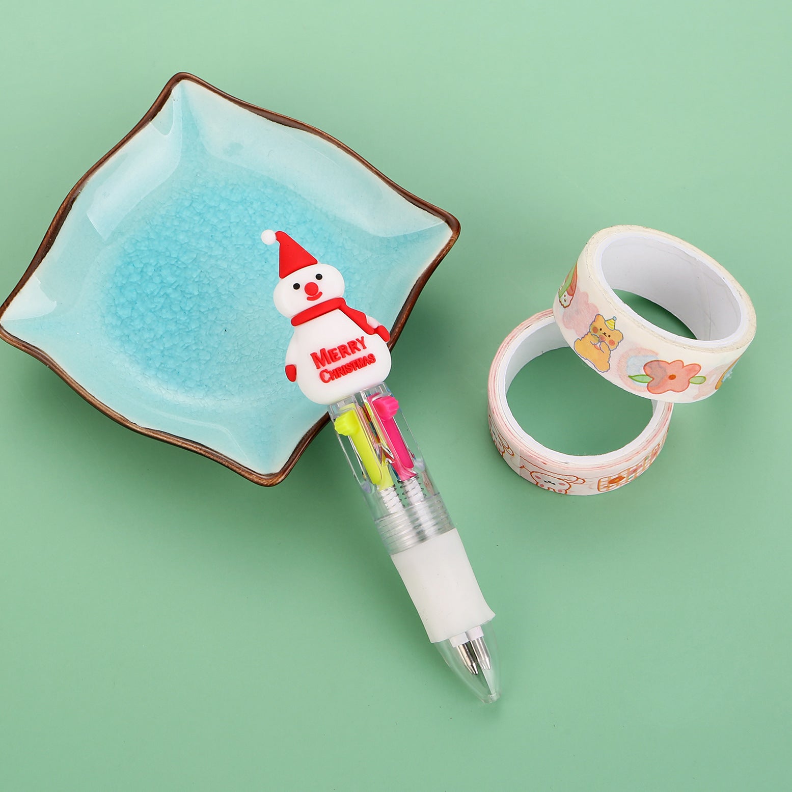 Stylo à bille de couleur Mini de Noël