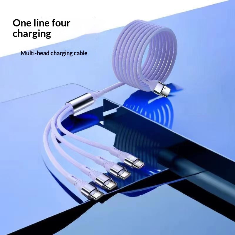 Câble de données à charge rapide d'un pour quatre