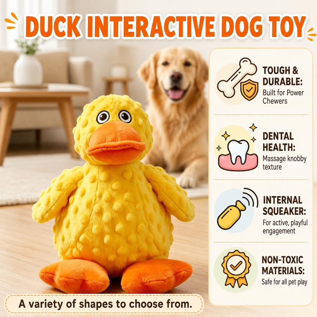 Jouet de chien en peluche durable