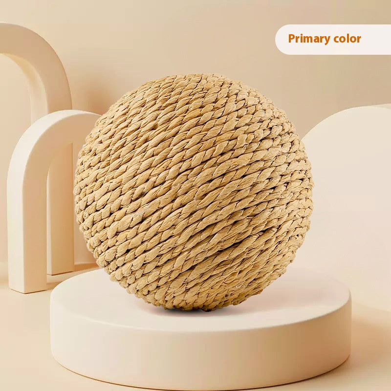 Jouet de chat surdimensionné de boule de sisal auto-soulèvement