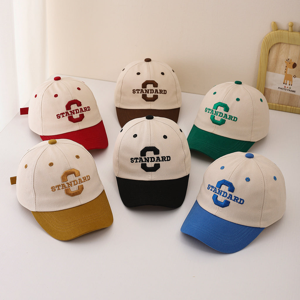 Broderie de lettre créative multicolore pour enfants Ajustable Casual mode B