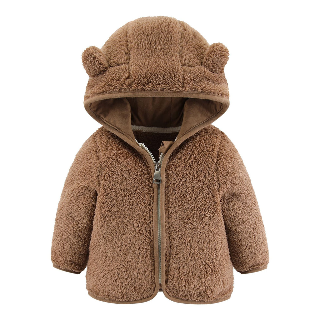 En peluche longue manches pour enfants Top Zipper Thermal