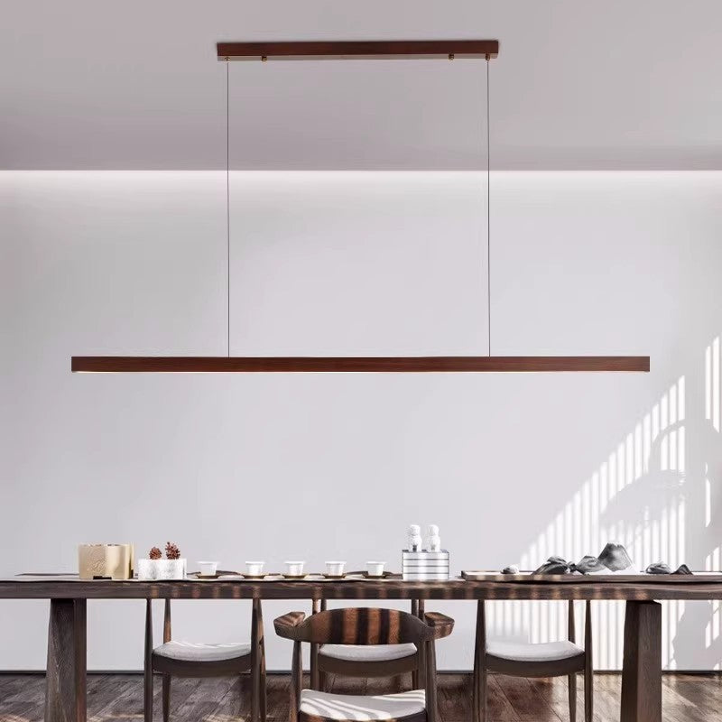 Minimaliste Un mot Log-style salle à manger Chandelier