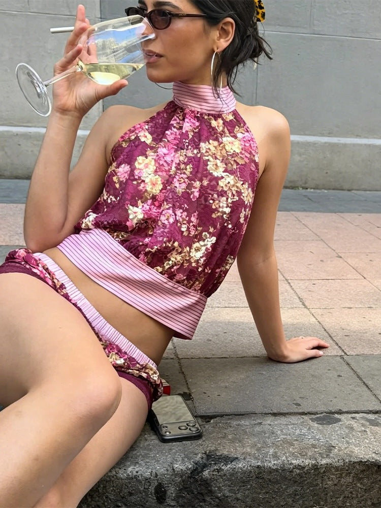 Sexy Beach Vacation imprimé robe pour les femmes