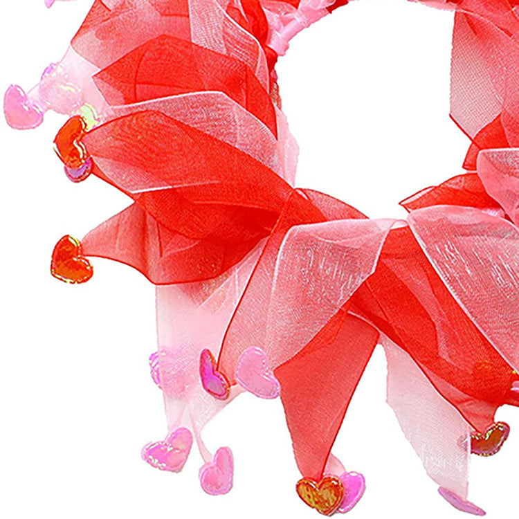 Animaux de compagnie Saint Valentin Décoration Pet Scar Saint Valentin Hairband Dog Party Décoration Pro