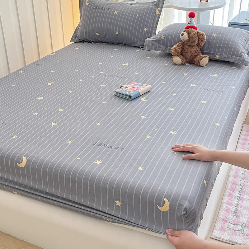 Cartoon Pure Cotton Fitted Sheet Une pièce