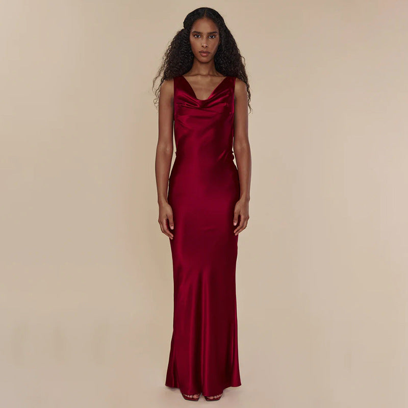 Vêtements pour femmes Banquet Style Soirée Dentelle Robe longue