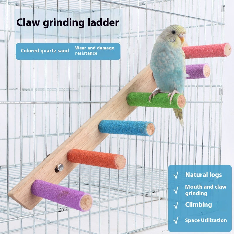 Pour les oiseaux Broyage de la tige de perroquet Griffe Molar Stick Toy Bird Cage Stick Acc