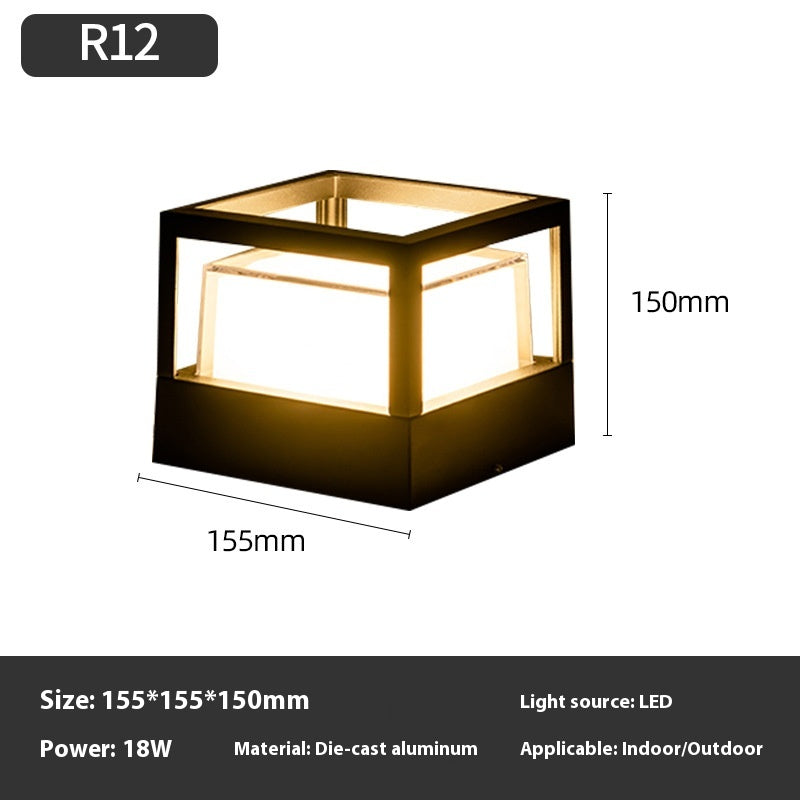 Led chinois imperméable à l'humidité moderne minimaliste couloir allée