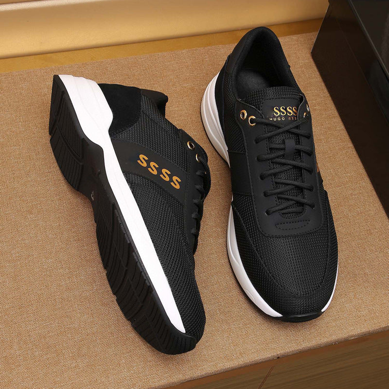 Sneakers en cuir de mode en plein air pour hommes