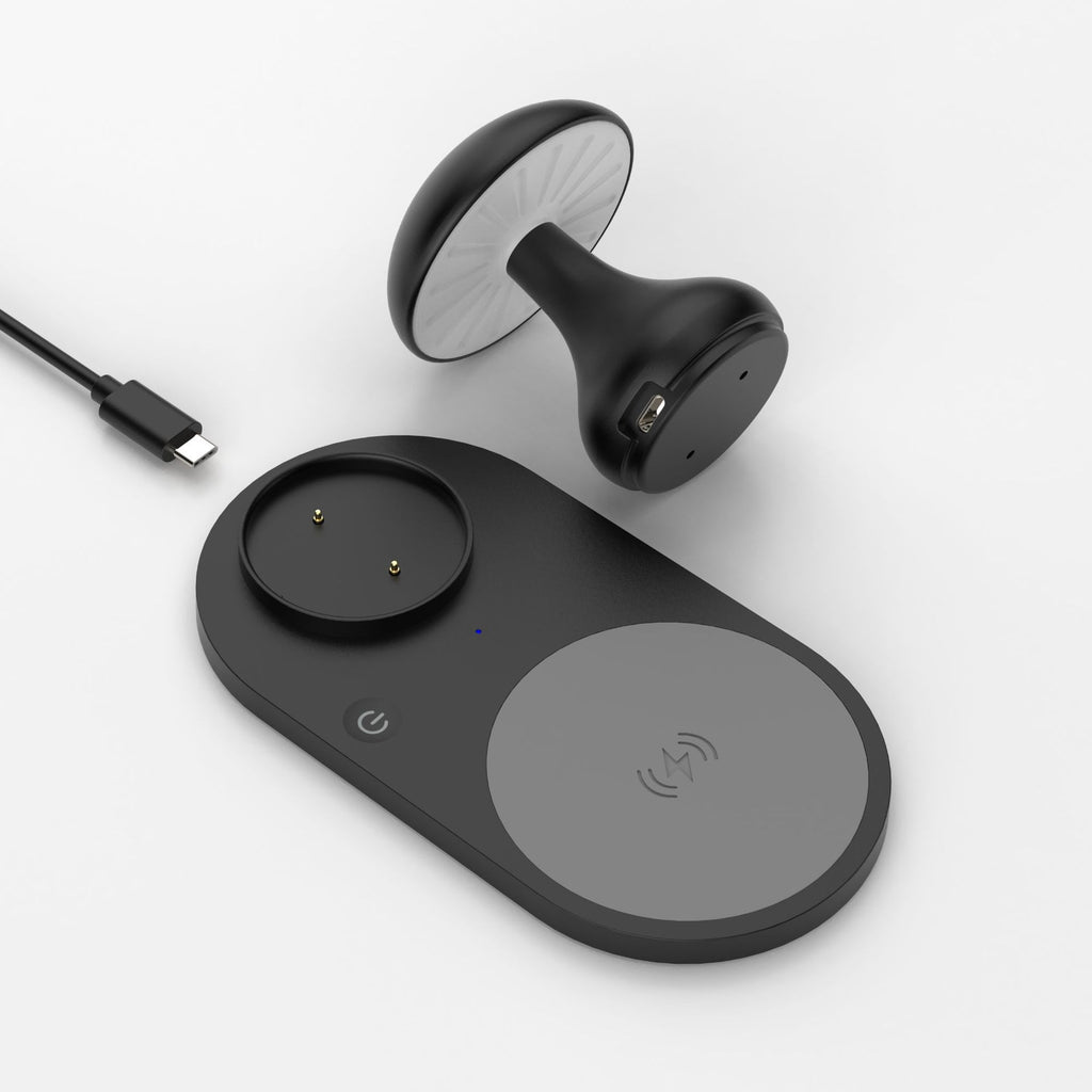 Chargeur de téléphone sans fil rapide multifonctionnel 10W Lampe de champignons