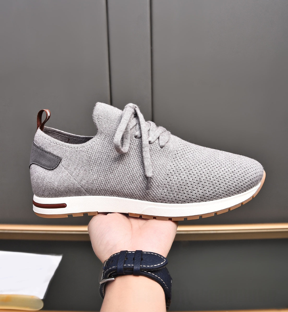 Sport tricoté Flyknit Mesh Hommes monocouche Chaussures Outdoor Casual Chaussures