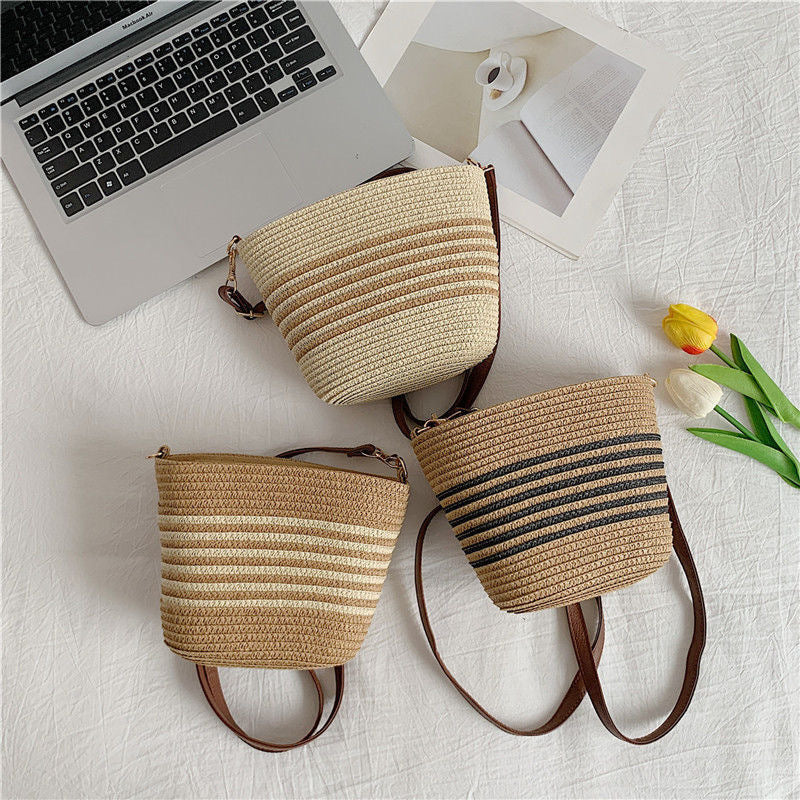 Sac à croix de vacances tissé élégant et polyvalent