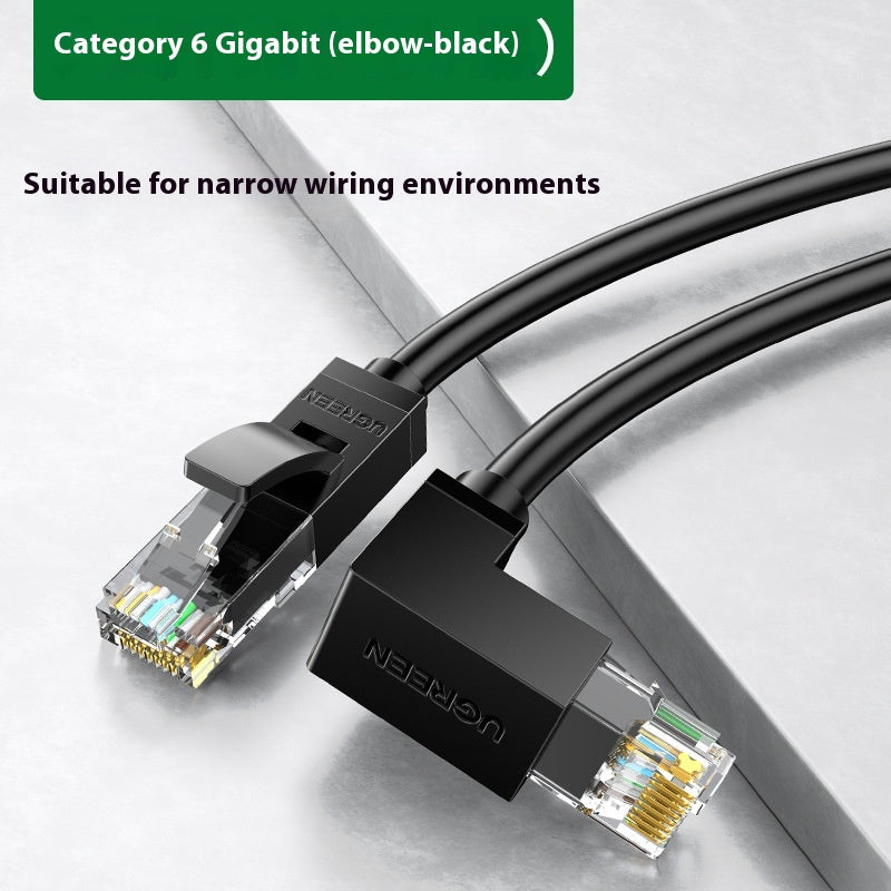 Réseau vert câble ménage Gigabit Super Six