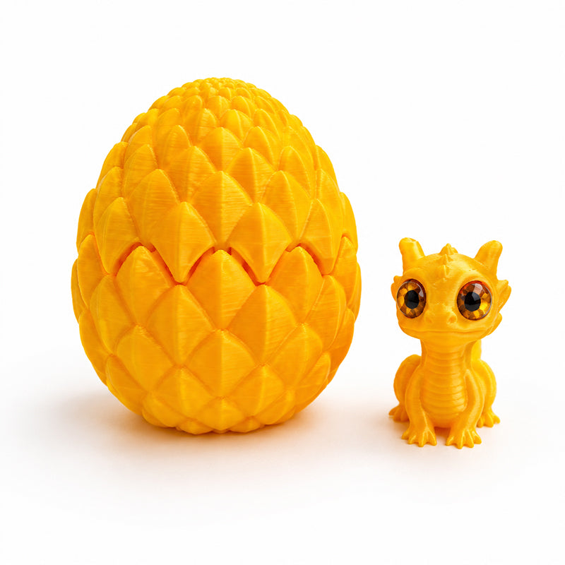 Egg de Dragon imprimé 3D avec Mini Dragon