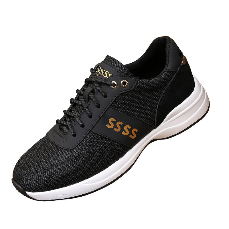 Sneakers en cuir de mode en plein air pour hommes