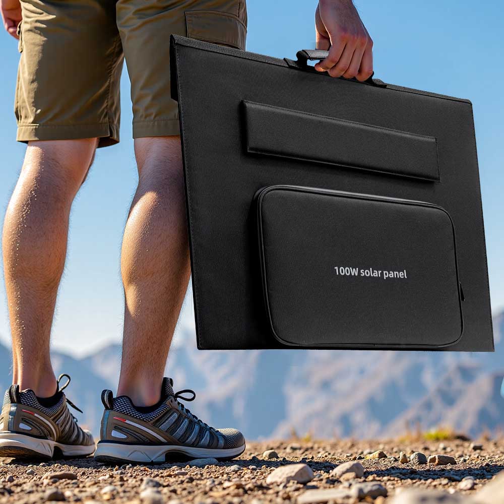 Chargeur de panneau solaire pliable Watt pour centrale électrique