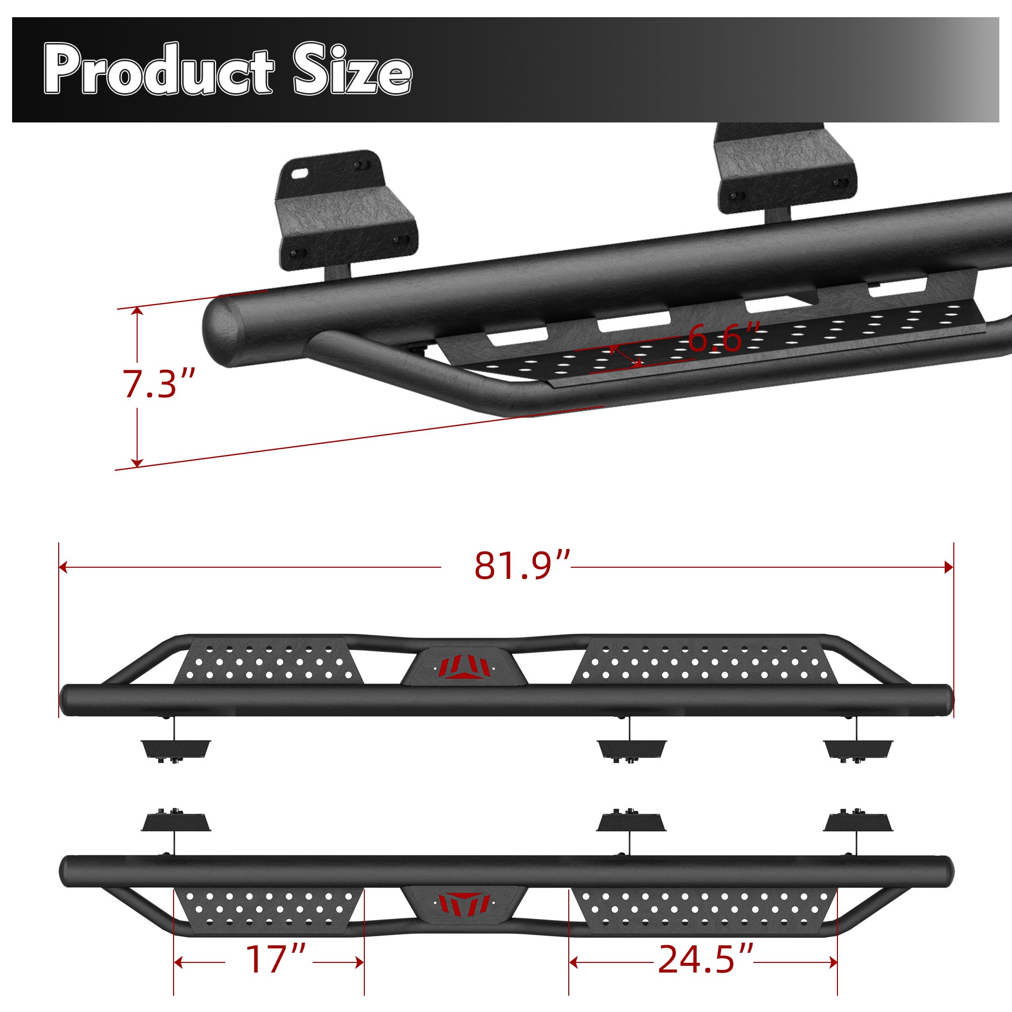 Cartes SuperCrew Cab Compatible pour 2015- F150 & 2017- Ford F250 F350 Super Duty Crew Cab