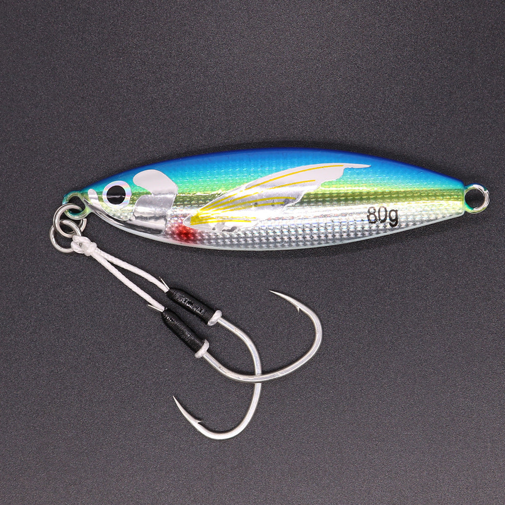 Lumineux Belly Wings Bait Sea Fishing Bateau de pêche