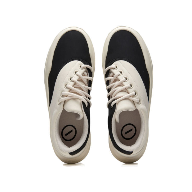 Respirant Casual Black Plats en plie